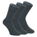 Gesundheits-Diabetikersocken Baumwolle dunkelgrau-anthrazit-melange - 1