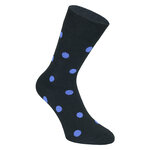 Damensocken Baumwolle verrückt-bunte Punkte schwarz - 4