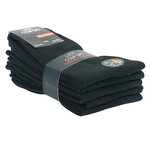 Comfort-Damensocken Baumwolle schwarz - 8