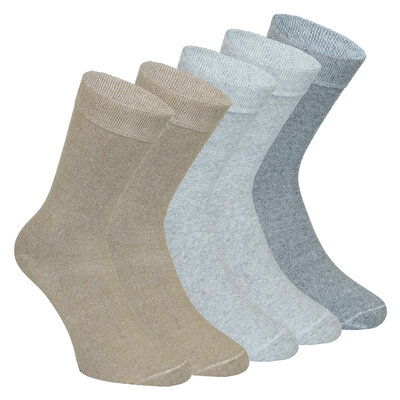 Comfort Damensocken ohne Gummibund mit Baumwolle