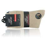 Comfort-Damensocken Baumwolle beige-grau-melange-mix - 3