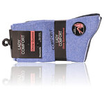 Comfort-Damensocken aus Baumwolle blau-melange-mix - 10