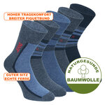 Damensocken Baumwolle Jeans-Style blau-mix - 2