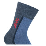 Damensocken Baumwolle Jeans-Style blau-mix - 5
