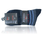 Damensocken Baumwolle Jeans-Style blau-mix - 14