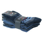 Damensocken Baumwolle Jeans-Style blau-mix - 3