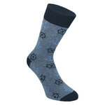Herrensocken Baumwolle Maritim-Style blau - 9