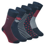 Casual-Business Herrensocken Baumwolle Muster-Mix - 1