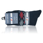 Casual-Business Herrensocken Baumwolle Muster-Mix - 3