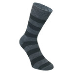 Herrensocken Baumwolle dunkel Streifen Mix - 6