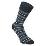 Herrensocken Baumwolle dunkel Streifen Mix - 4