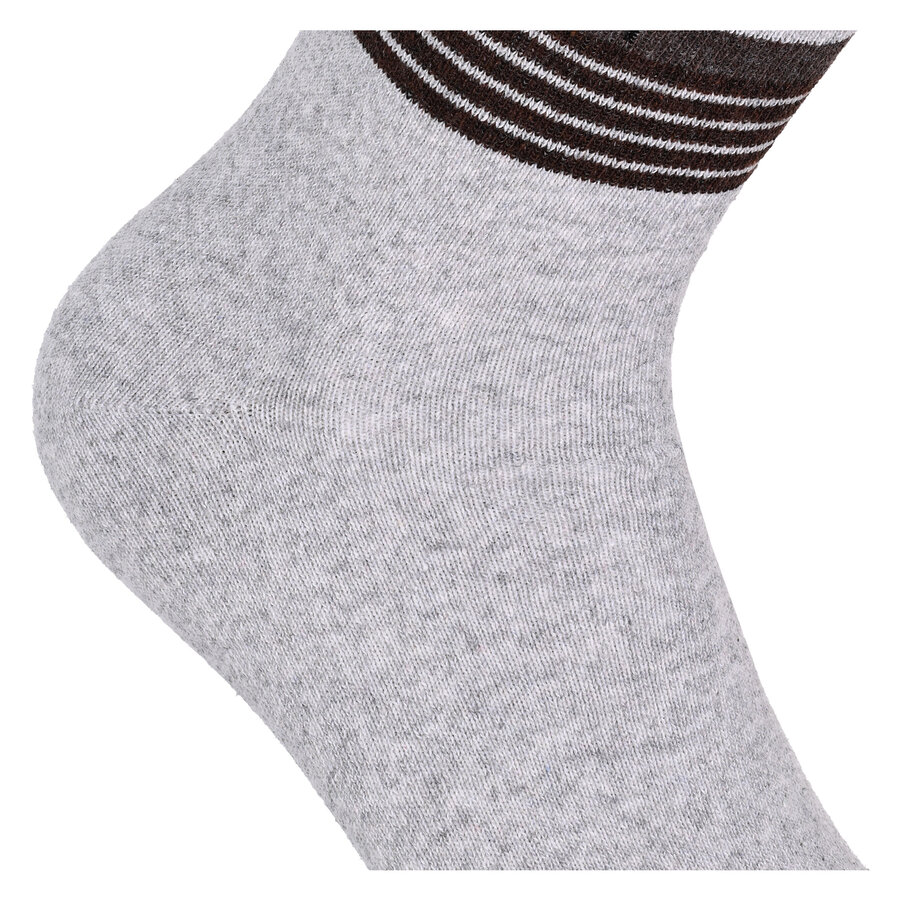 Herrensocken Street-Style grau-beige-melange-mix - 10