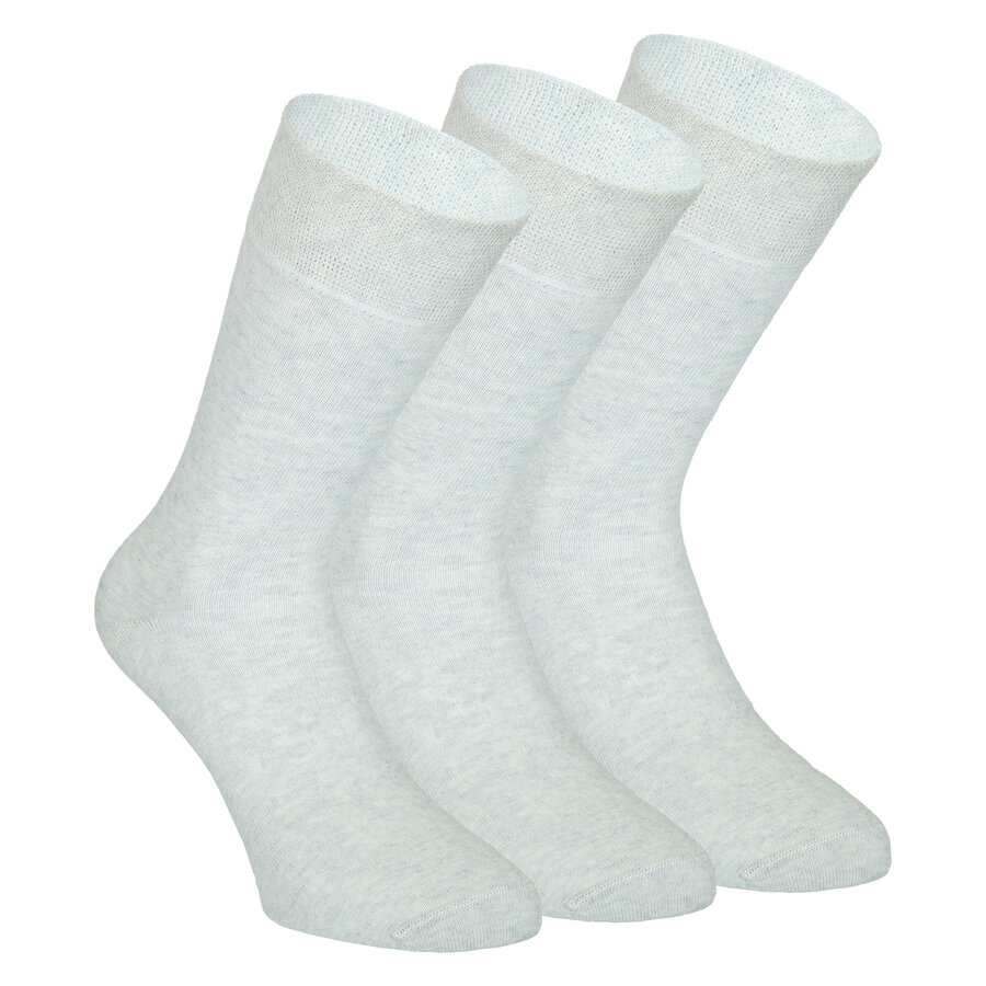 Gesundheits-Diabetikersocken Baumwolle beige-melange