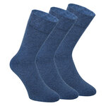 Gesundheits-Diabetikersocken Baumwolle jeans-blau-melange - 1