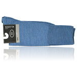 Business Socken Merino-Wolle Made in Germany jeans-blau - 3