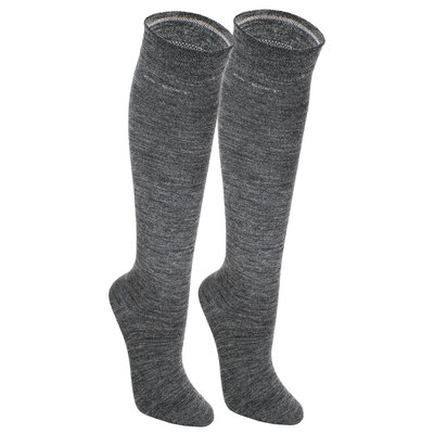 Camano CA-SOFT tex-wool Woll-Kniestrümpfe ohne Gummidruck