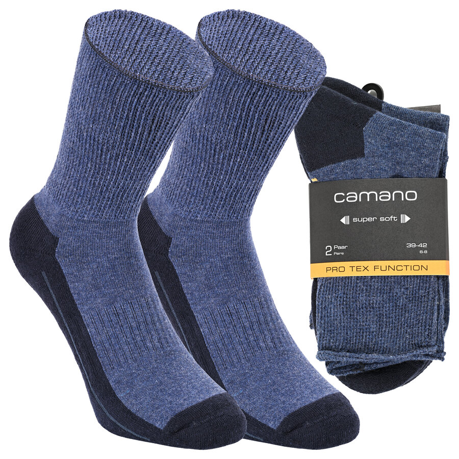 Diabetiker Sportsocken camano ProTex dunkelblau-marine