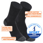 Diabetiker Sportsocken camano ProTex schwarz - 2