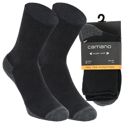 camano ProTex Diabetiker Sportsocken mit Elastik-Netzstrick-Bündchen