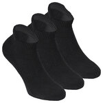 Dicke Sport-Sneakersocken Baumwolle Apollo schwarz - 1