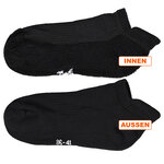 Dicke Sport-Sneakersocken Baumwolle Apollo schwarz - 5