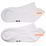 Dicke Sport-Sneakersocken Baumwolle Apollo weiß - 5
