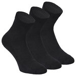 Dicke Sport-Kurzsocken Baumwolle Apollo schwarz - 1