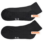 Dicke Sport-Kurzsocken Baumwolle Apollo schwarz - 3