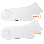 Dicke Sport-Kurzsocken Baumwolle Apollo weiß - 3