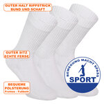 Dicke Tennis-Sportsocken Baumwolle Apollo weiß - 9