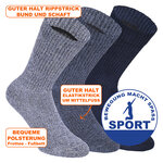 Dicke Tennis-Sportsocken Baumwolle Apollo blau-mix - 11