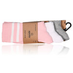 Dicke Tennis-Sportsocken Baumwolle Apollo rosa-grau-weiß-mix - 2