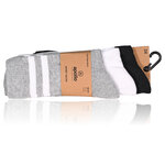 Dicke Tennis-Sportsocken Baumwolle Apollo schwarz-grau-weiß-mix - 2