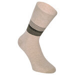 Herrensocken ohne Gummibund Baumwolle Street-Style grau-beige-melange-mix - 12