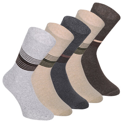 Casual-Jeans-Freizeit Herrensocken ohne Gummibund mit Baumwolle