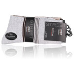 Herrensocken ohne Gummibund Baumwolle Street-Style grau-beige-melange-mix - 13