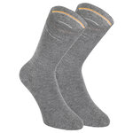 Bambussocken ohne Gummidruck camano dunkel-grau-mix - 10