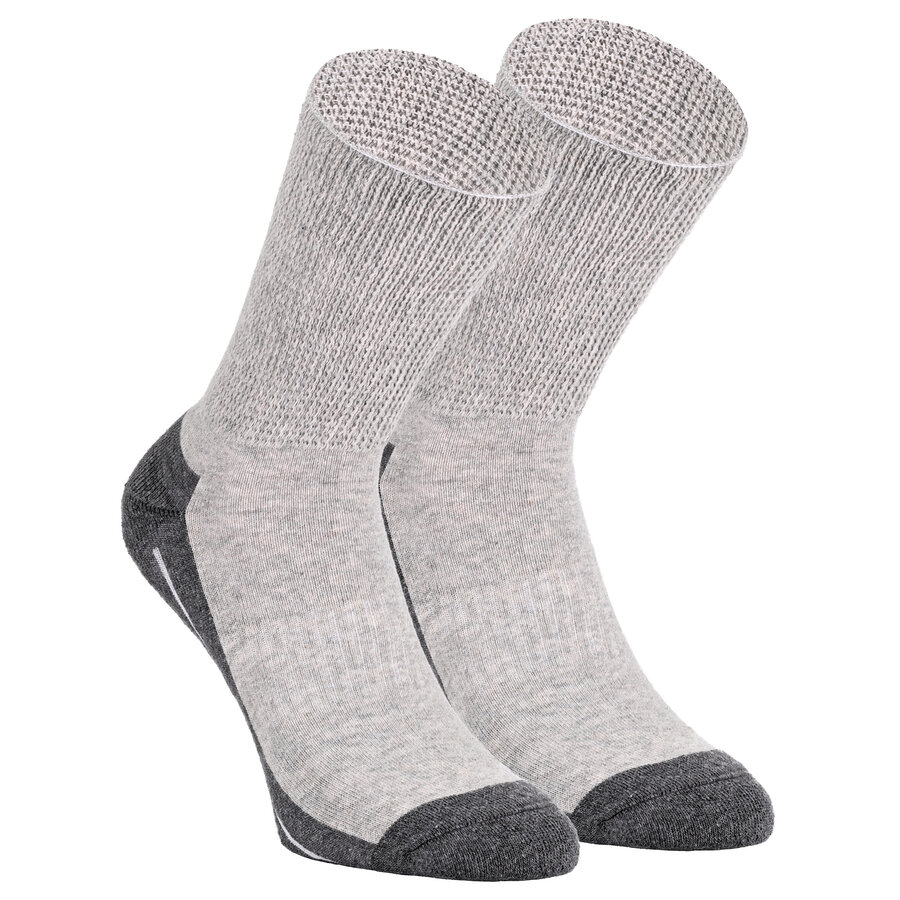 Diabetiker Sportsocken camano ProTex hellgrau-melange