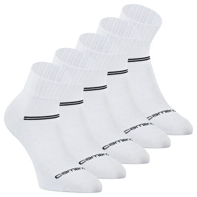 Sport-Kurzsocken Mesh-Gewebe atmungsaktiv Camano weiß