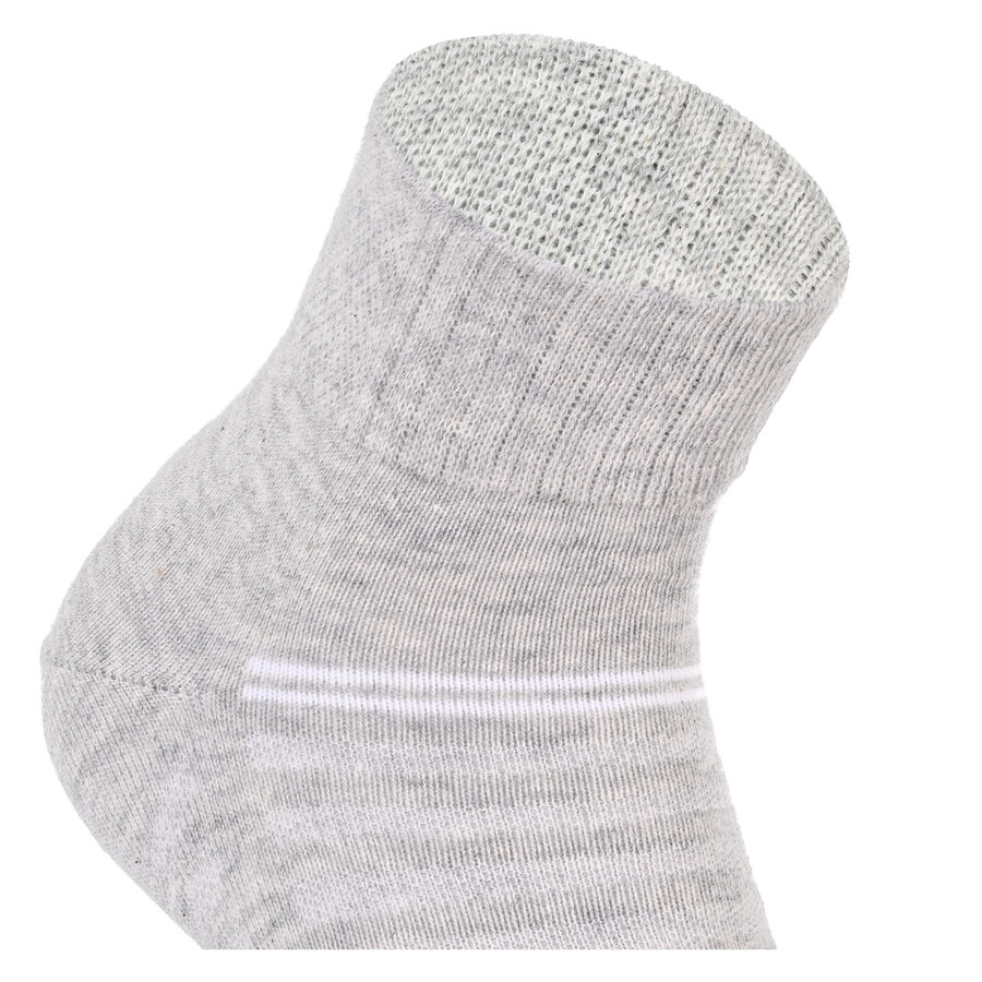 Sport-Kurzsocken Mesh-Gewebe atmungsaktiv Camano grau-melange - 3