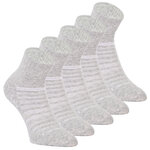 Sport-Kurzsocken Mesh-Gewebe atmungsaktiv Camano grau-melange - 1