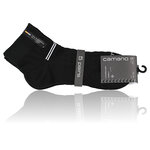 Sport-Kurzsocken Mesh-Gewebe atmungsaktiv Camano schwarz - 2