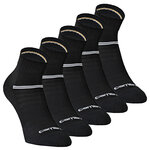 Sport-Kurzsocken Mesh-Gewebe atmungsaktiv Camano schwarz - 1