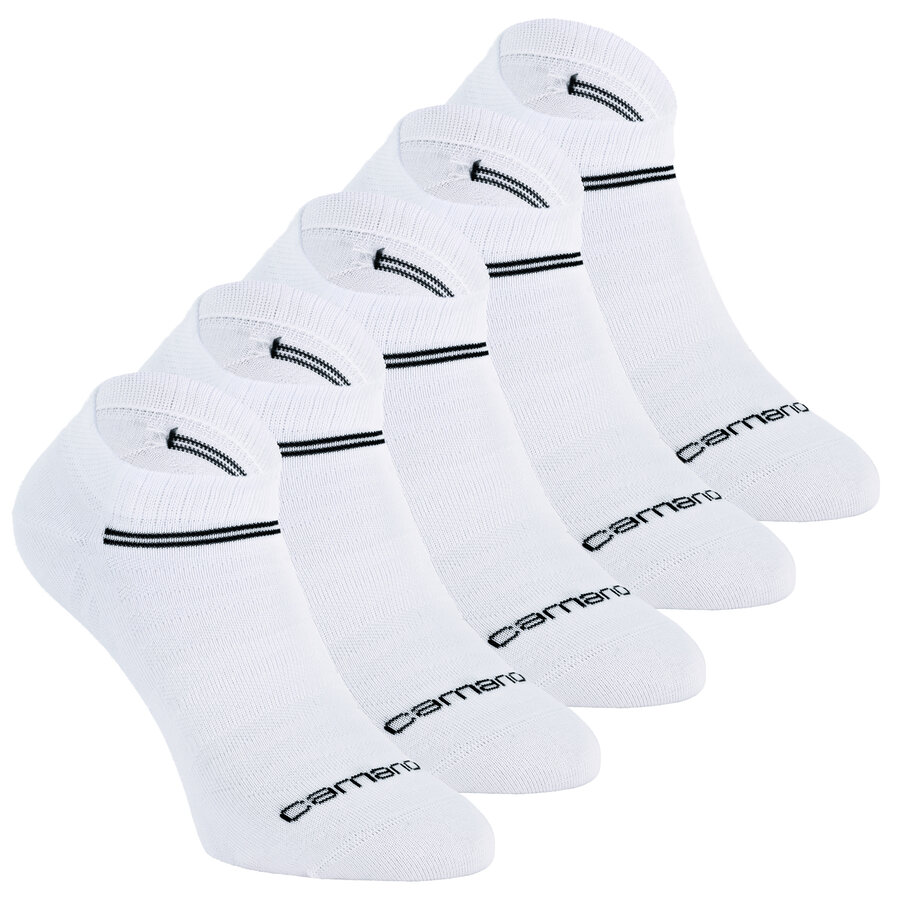 Sneakersocken Mesh-Gewebe atmungsaktiv Camano weiß