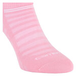Sneakersocken Mesh-Gewebe atmungsaktiv Camano pink-weiß-mix - 4
