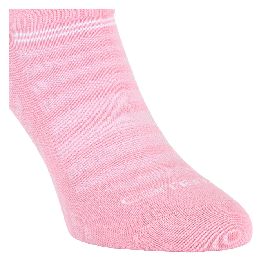Sneakersocken Mesh-Gewebe atmungsaktiv Camano pink-weiß-mix - 4