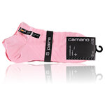 Sneakersocken Mesh-Gewebe atmungsaktiv Camano pink-weiß-mix - 10
