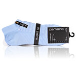 Sneakersocken Mesh-Gewebe atmungsaktiv Camano blau-weiß-mix - 10