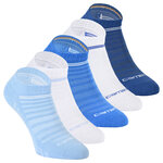 Sneakersocken Mesh-Gewebe atmungsaktiv Camano blau-weiß-mix - 1