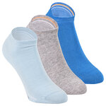 Sneakersocken ohne Gummidruck Camano blau-grau-mix - 1